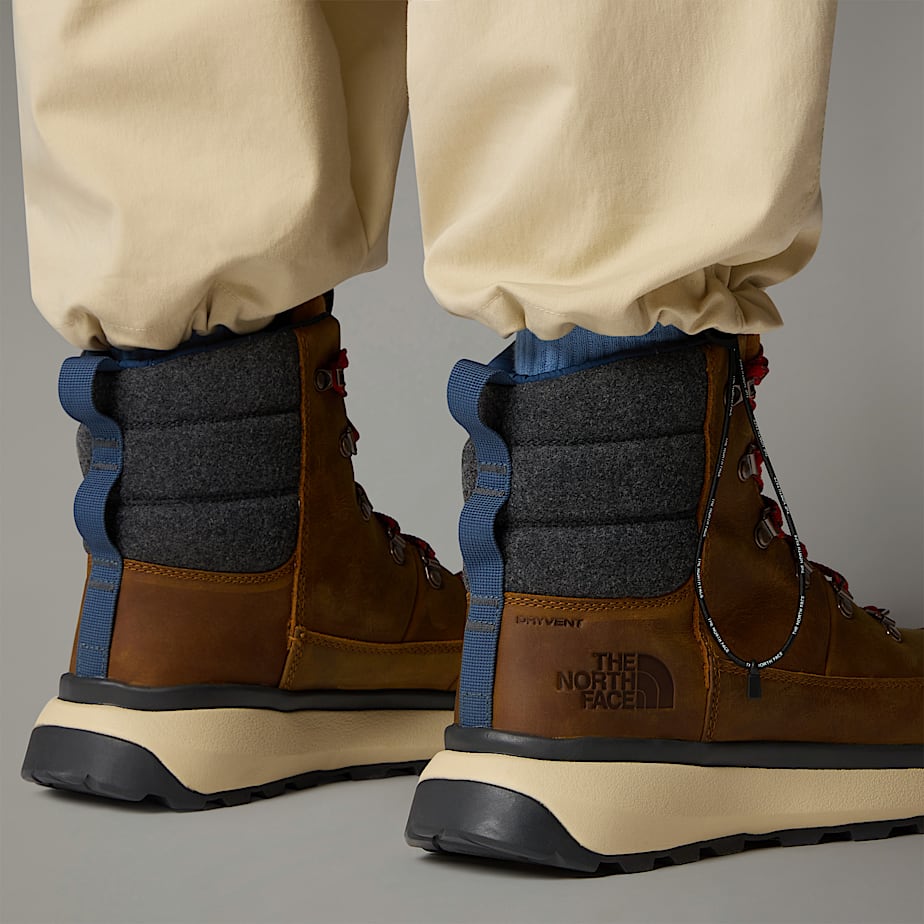 The North Face Bergen Leather Waterproof Snörkängor Herr Bruna | NF0A62A9P