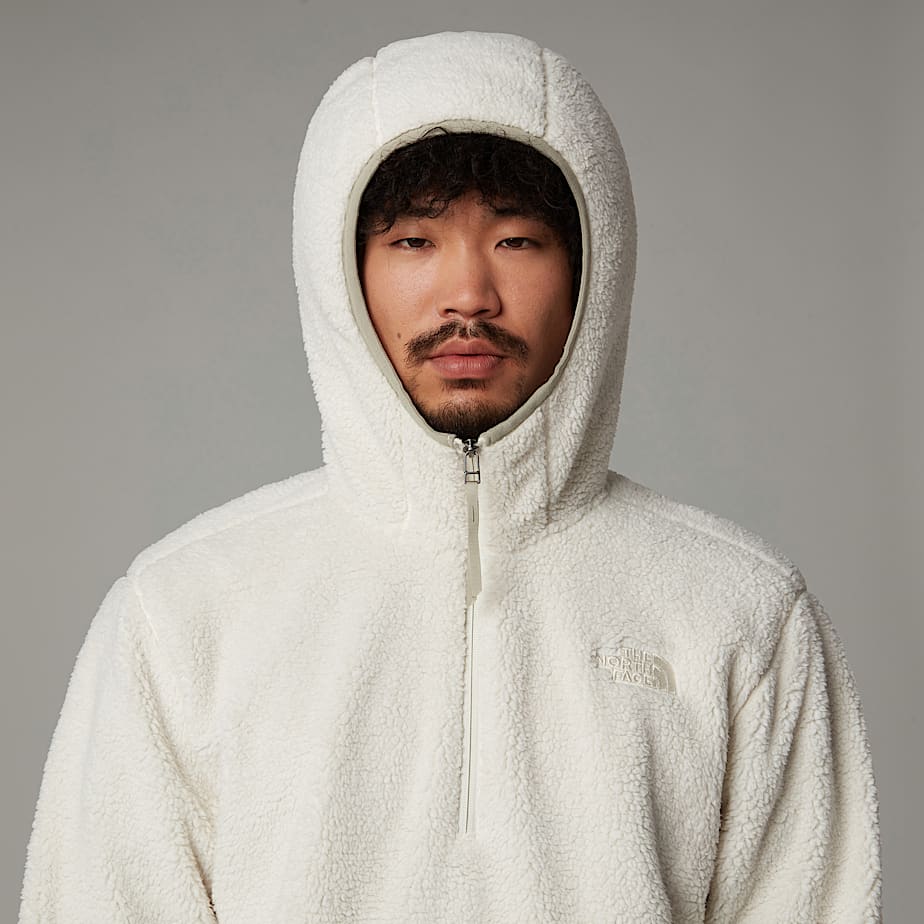 The North Face Campshire Fleece Hoodie Herr Vita | NF0A02F2S