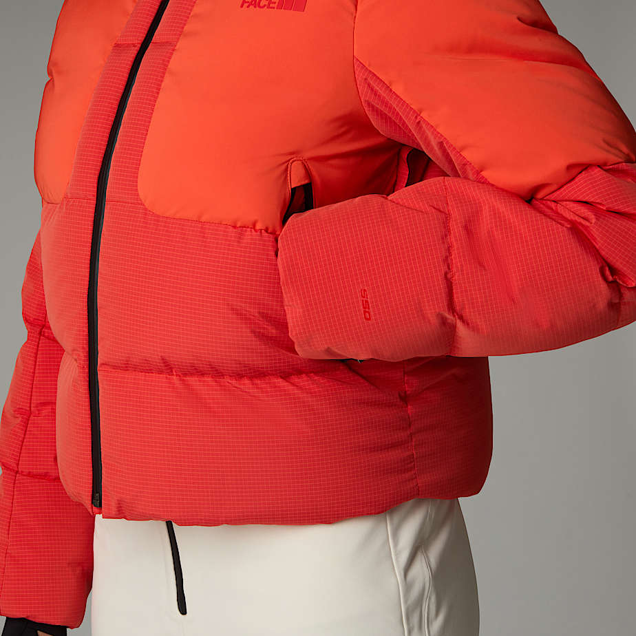 The North Face Cold Spell Cropped Dunjackor Dam Röda | NF0A70P2H