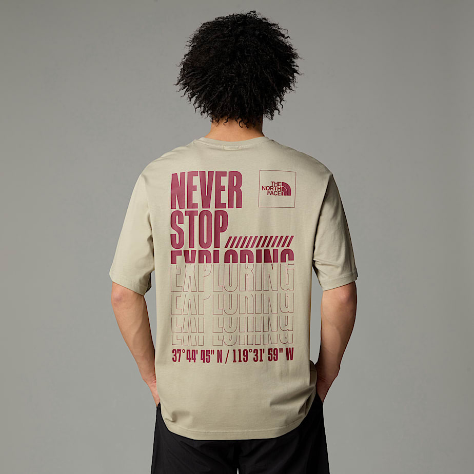 The North Face Coordinates T-shirt Herr Grå | NF0A32V9G