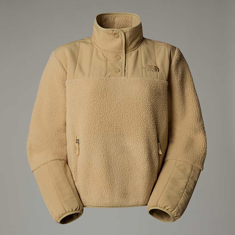 The North Face Cragmont 1/4 Neck Fleece Pullover Dam Khaki | NF0A63G0N