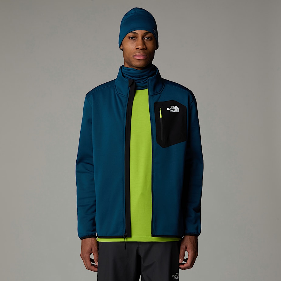 The North Face Crest Full-Zip Fleecejackor Herr Marinblå | NF0A34V9O