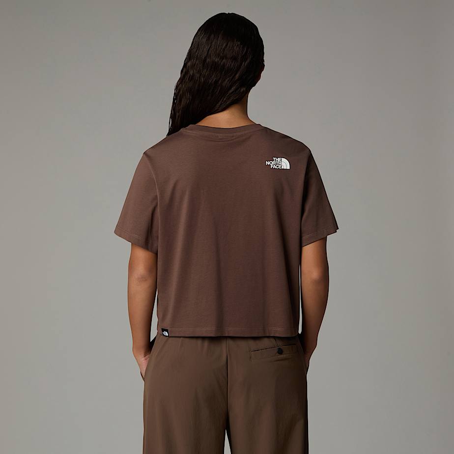 The North Face Cropped Simple Dome T-shirt Dam Bruna | NF0A68W6H