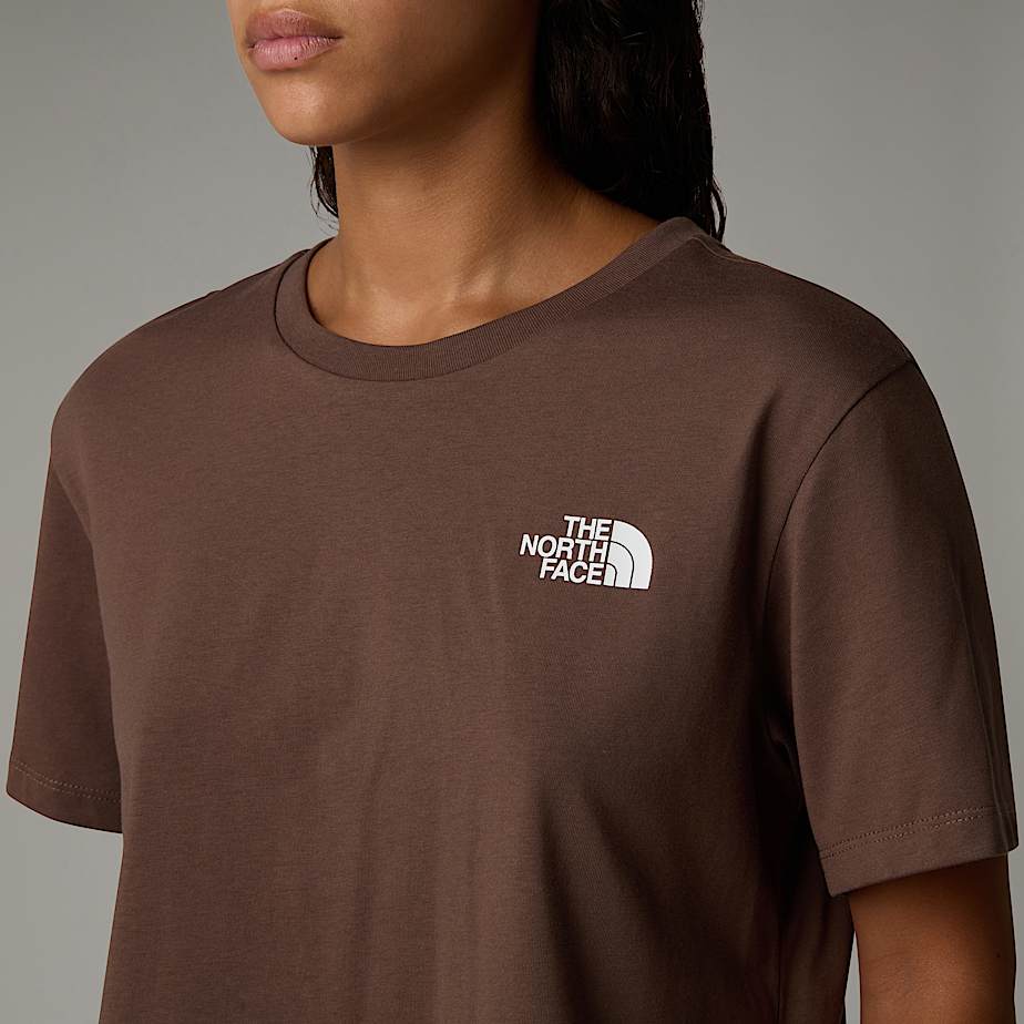 The North Face Cropped Simple Dome T-shirt Dam Bruna | NF0A68W6H