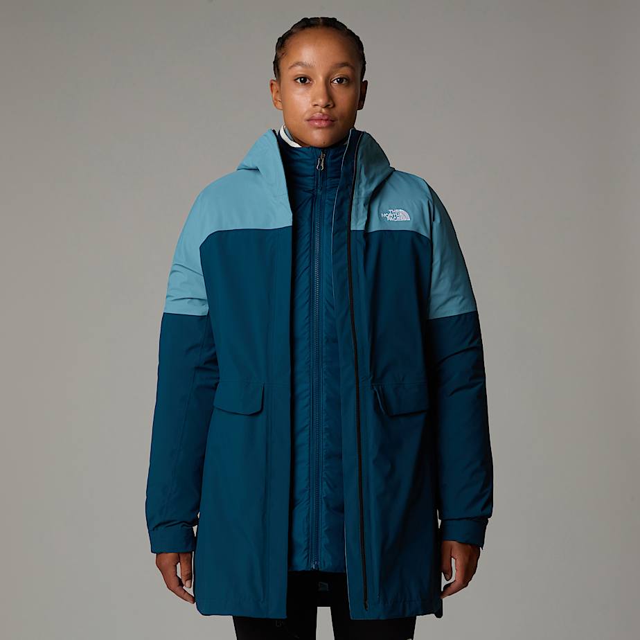 The North Face DryVent™ Mono Triclimate 3-in-1 Parka Dam Blå | NF0A66S8S