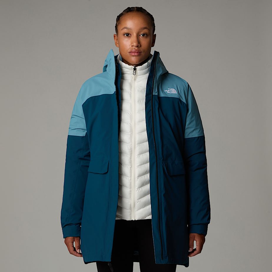 The North Face DryVent™ Mono Triclimate 3-in-1 Parka Dam Blå | NF0A66S8S