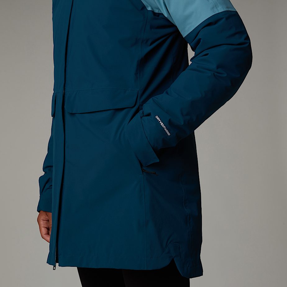 The North Face DryVent™ Mono Triclimate 3-in-1 Parka Dam Blå | NF0A66S8S