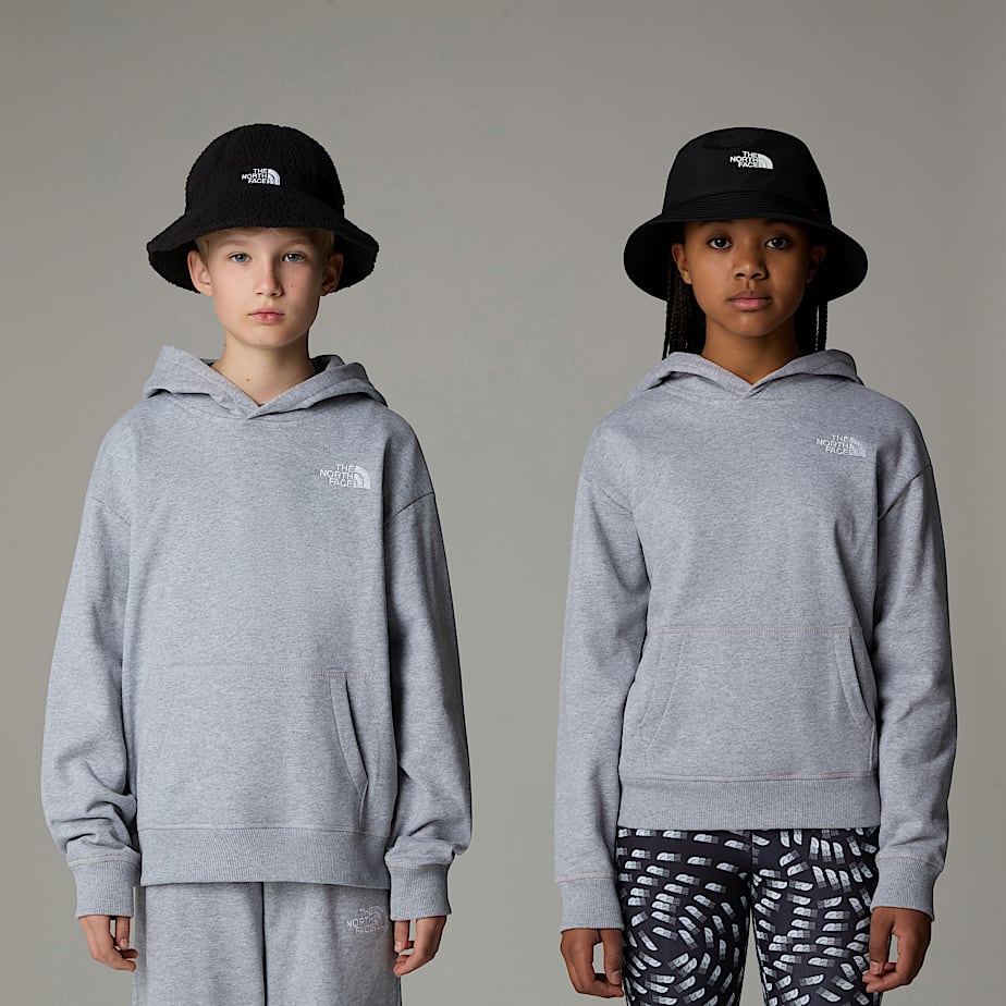 The North Face Essential Oversized Hoodie Barn Grå | NF0A89Y7T