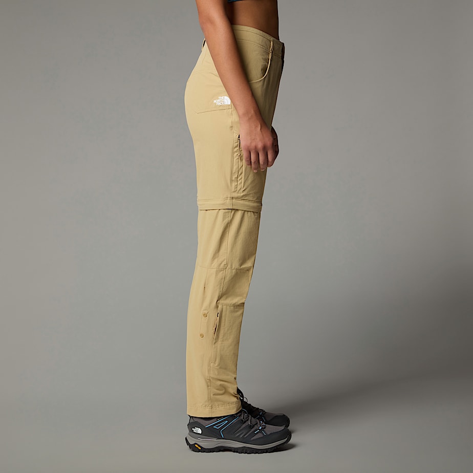 The North Face Exploration Convertible Straight Byxor Dam Khaki | NF0A63X1N