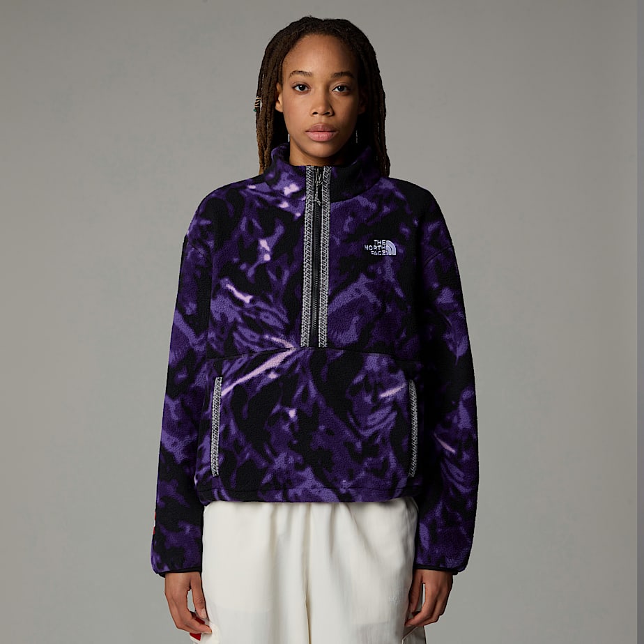 The North Face Fleeski 1/4 Zip Fleece Pullover Dam Lila | NF0A52H0F