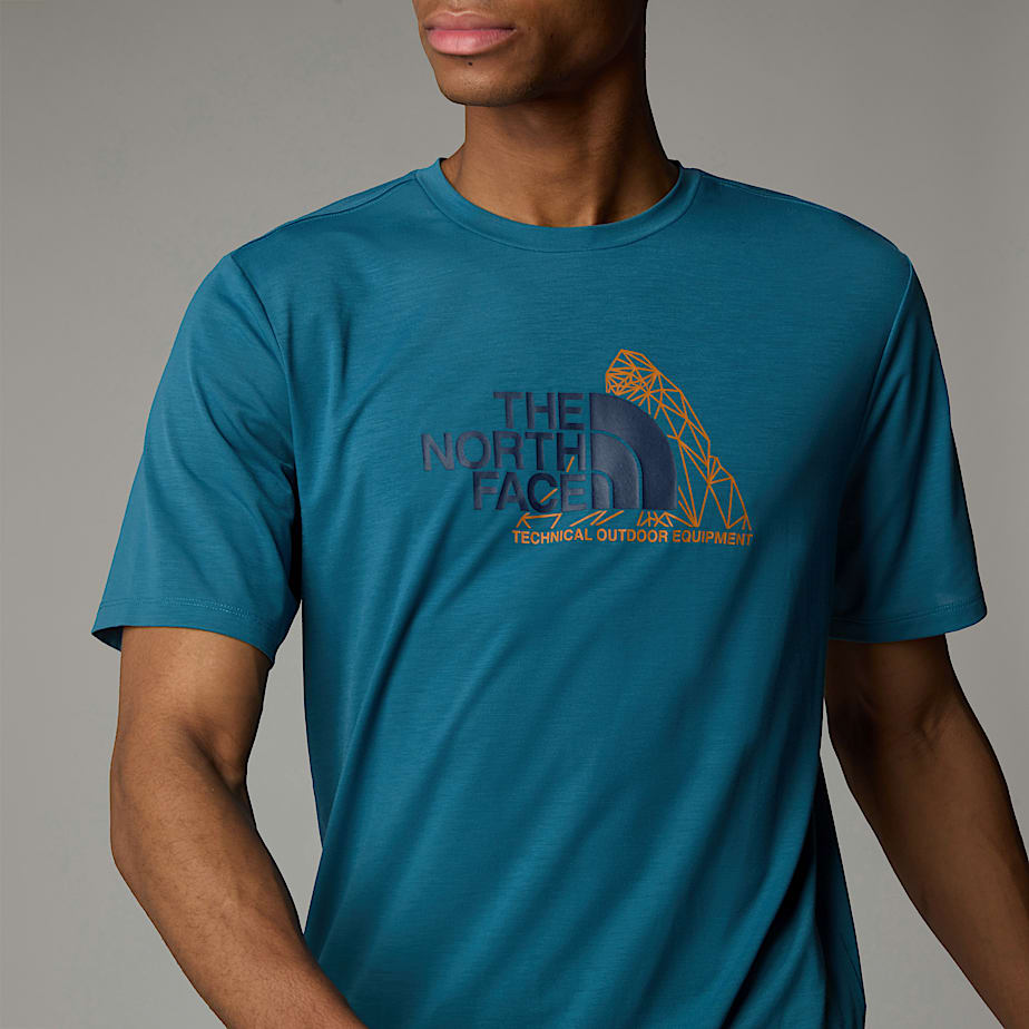 The North Face Foundation Mountain T-shirt Herr Blå | NF0A41K7T