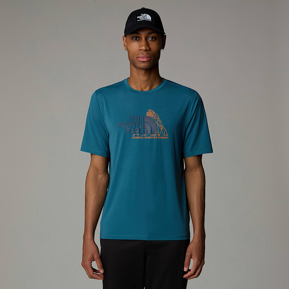 The North Face Foundation Mountain T-shirt Herr Blå | NF0A41K7T