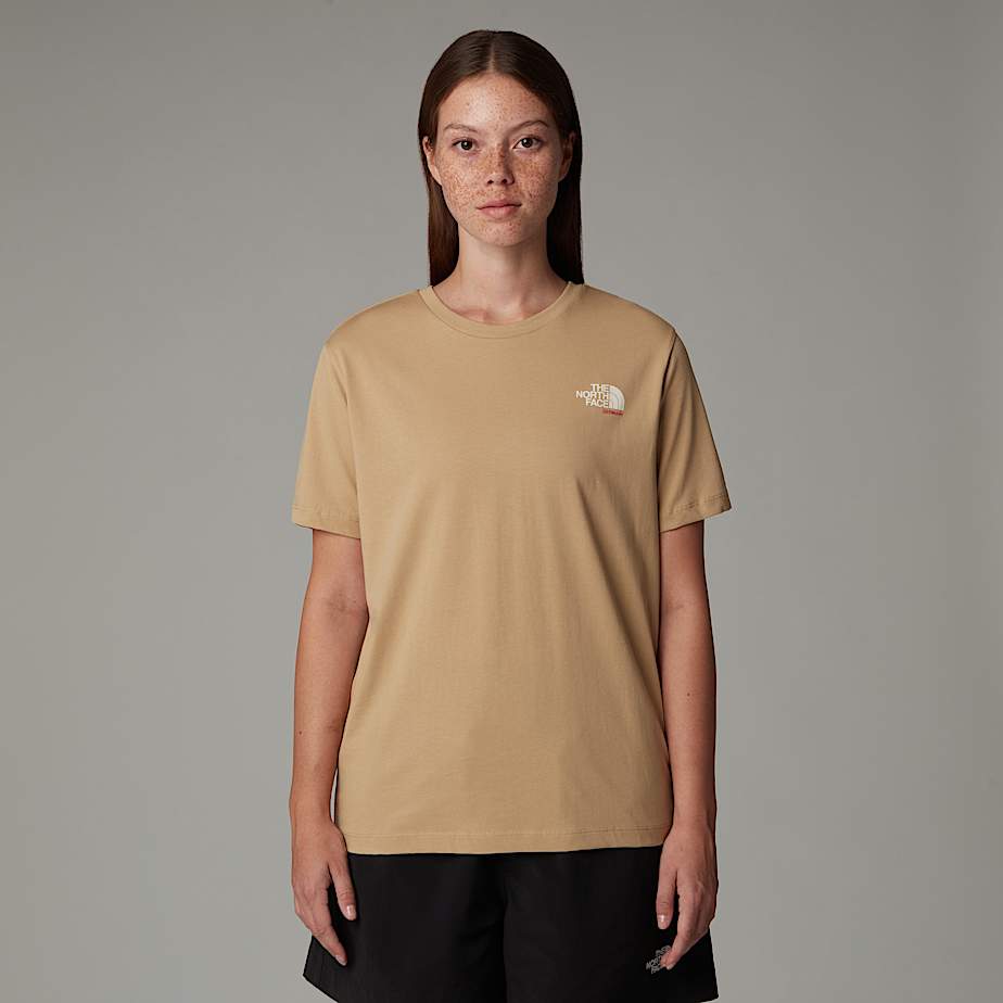 The North Face Germany Redbox T-shirt Dam Khaki | NF0A36I9L
