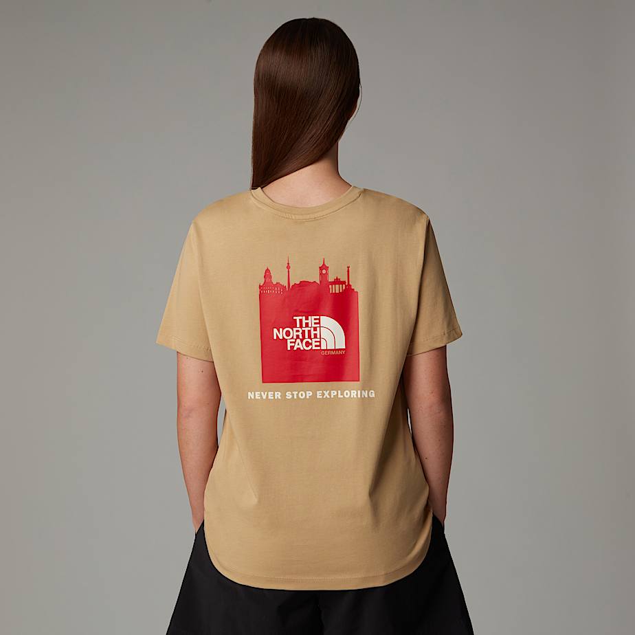 The North Face Germany Redbox T-shirt Dam Khaki | NF0A36I9L