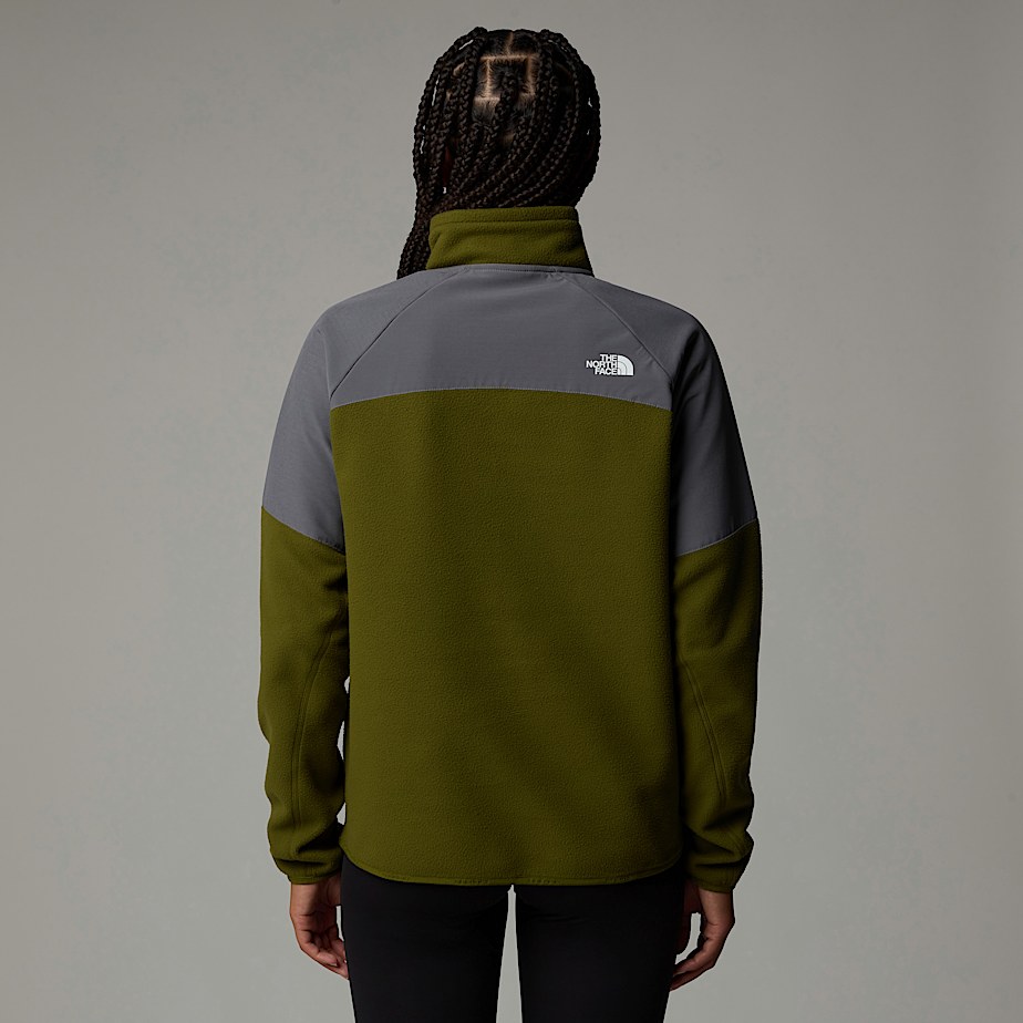 The North Face Glacier Heavyweight 1/2 Zip Fleece Pullover Dam Olivgröna | NF0A04K8R