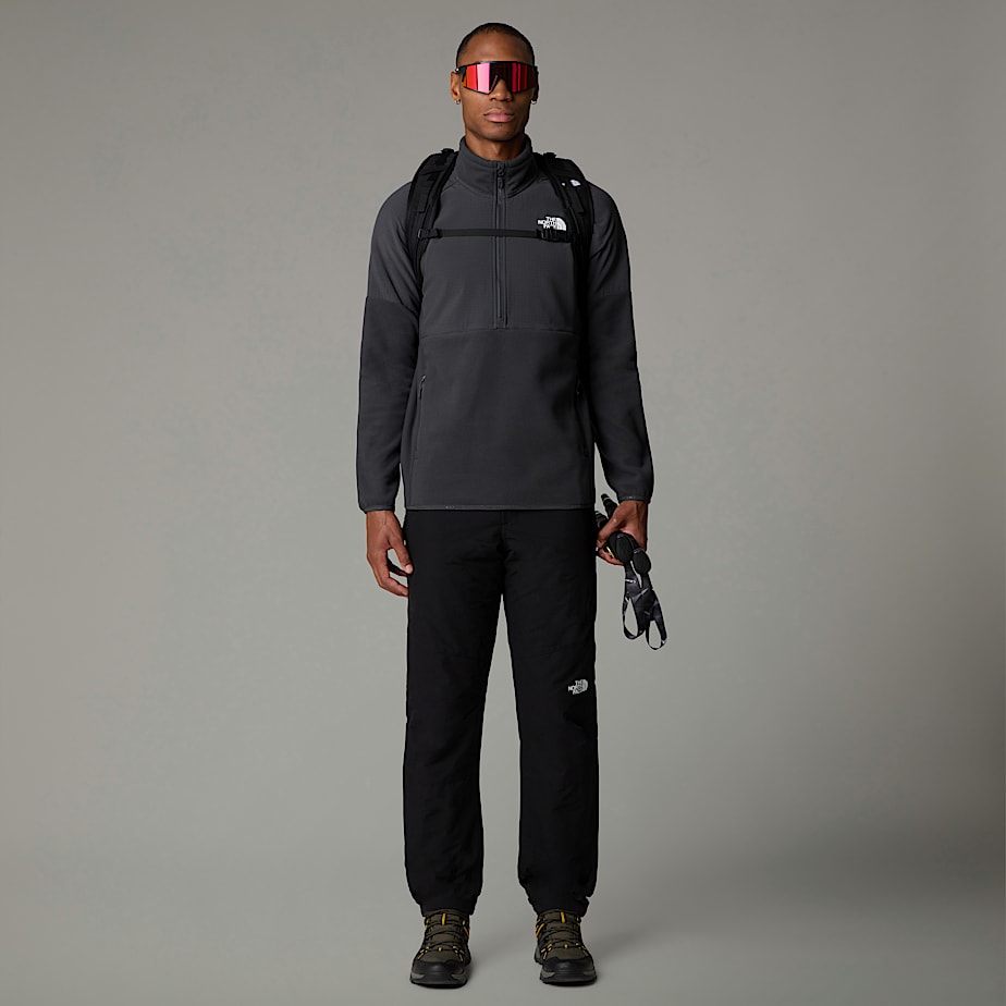 The North Face Glacier Heavyweight 1/2 Zip Fleece Pullover Herr Svarta | NF0A90V2D