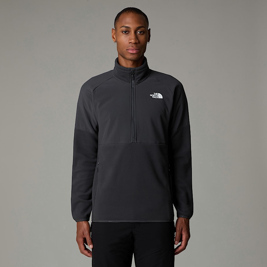 The North Face Glacier Heavyweight 1/2 Zip Fleece Pullover Herr Svarta | NF0A90V2D