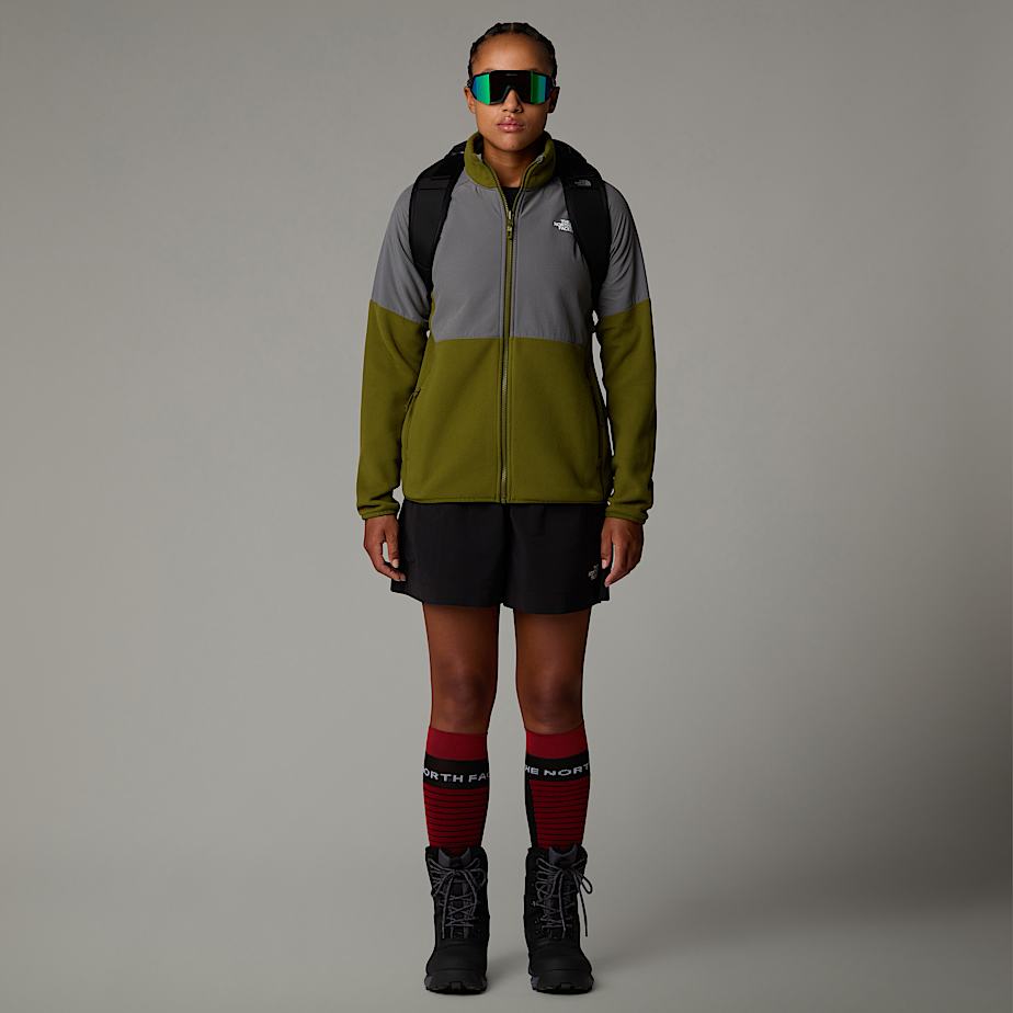 The North Face Glacier Heavyweight Full-Zip Fleecejackor Dam Olivgröna | NF0A63Y9D