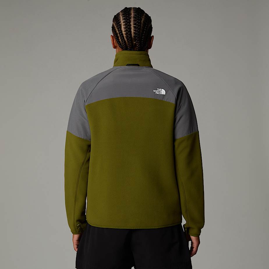The North Face Glacier Heavyweight Full-Zip Fleecejackor Dam Olivgröna | NF0A63Y9D