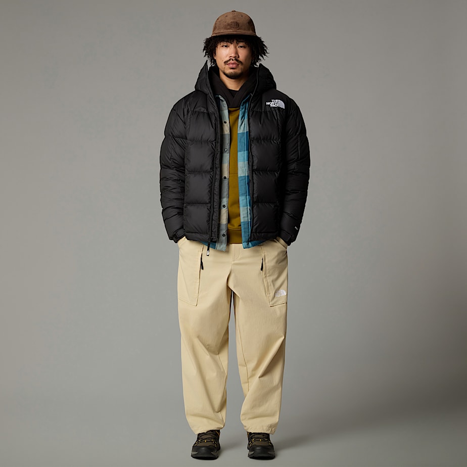 The North Face Lhotse Hooded Dunjackor Herr Svarta | NF0A28Z7O