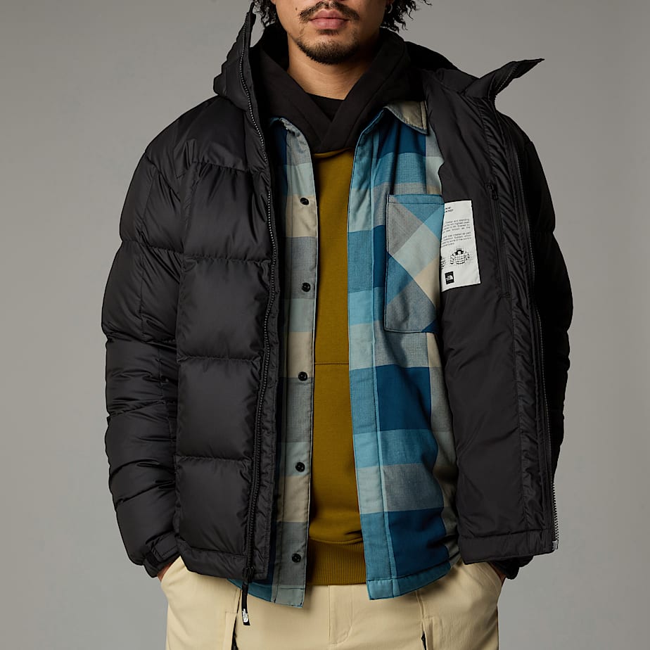 The North Face Lhotse Hooded Dunjackor Herr Svarta | NF0A28Z7O