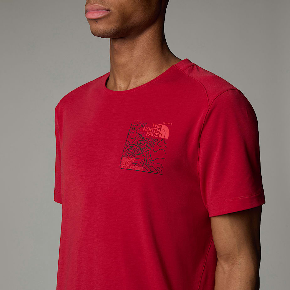 The North Face Lightning Graphic T-shirt Herr Röda | NF0A98X3F