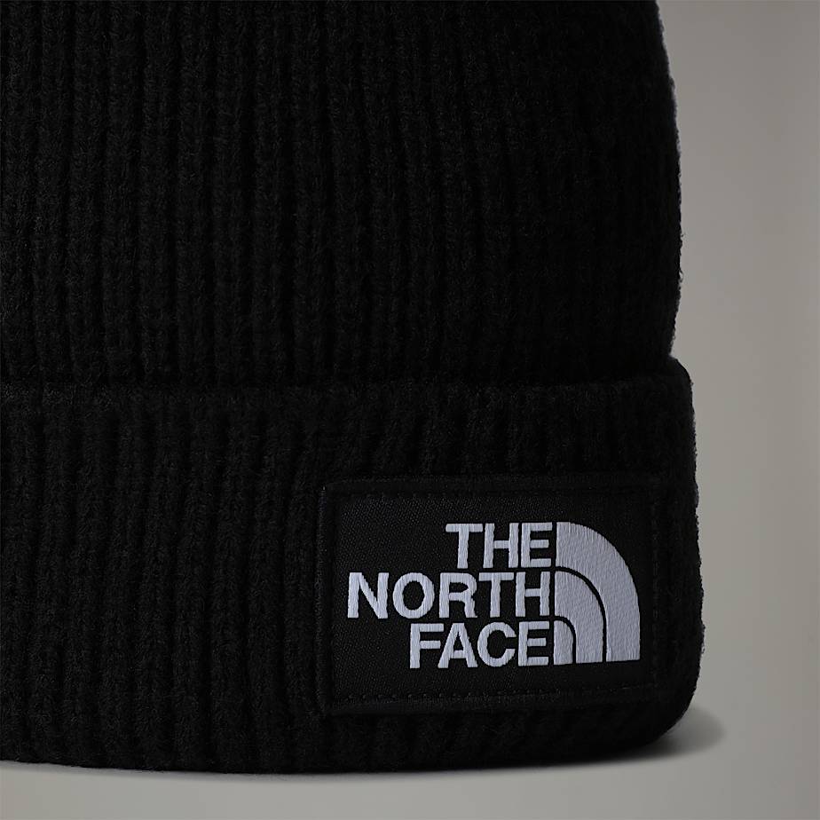 The North Face Logo Box Pom Mössa Dam Svarta | NF0A61C3D