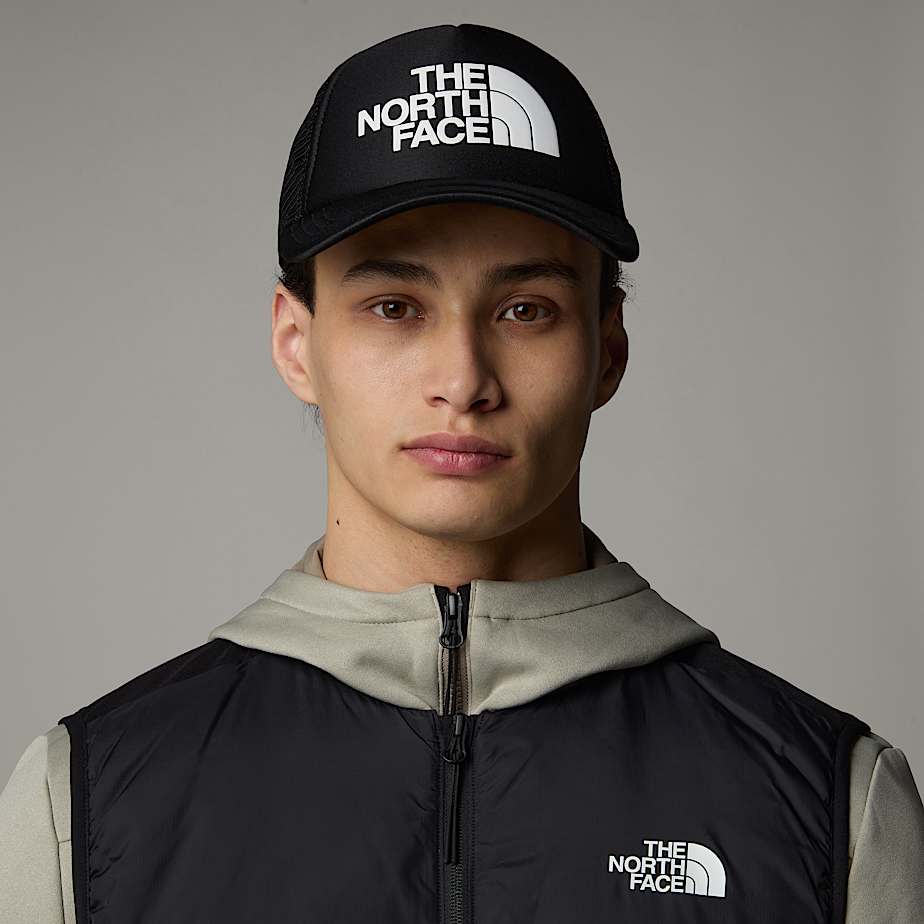The North Face Logo Trucker Kepsar Herr Svarta | NF0A19X5A