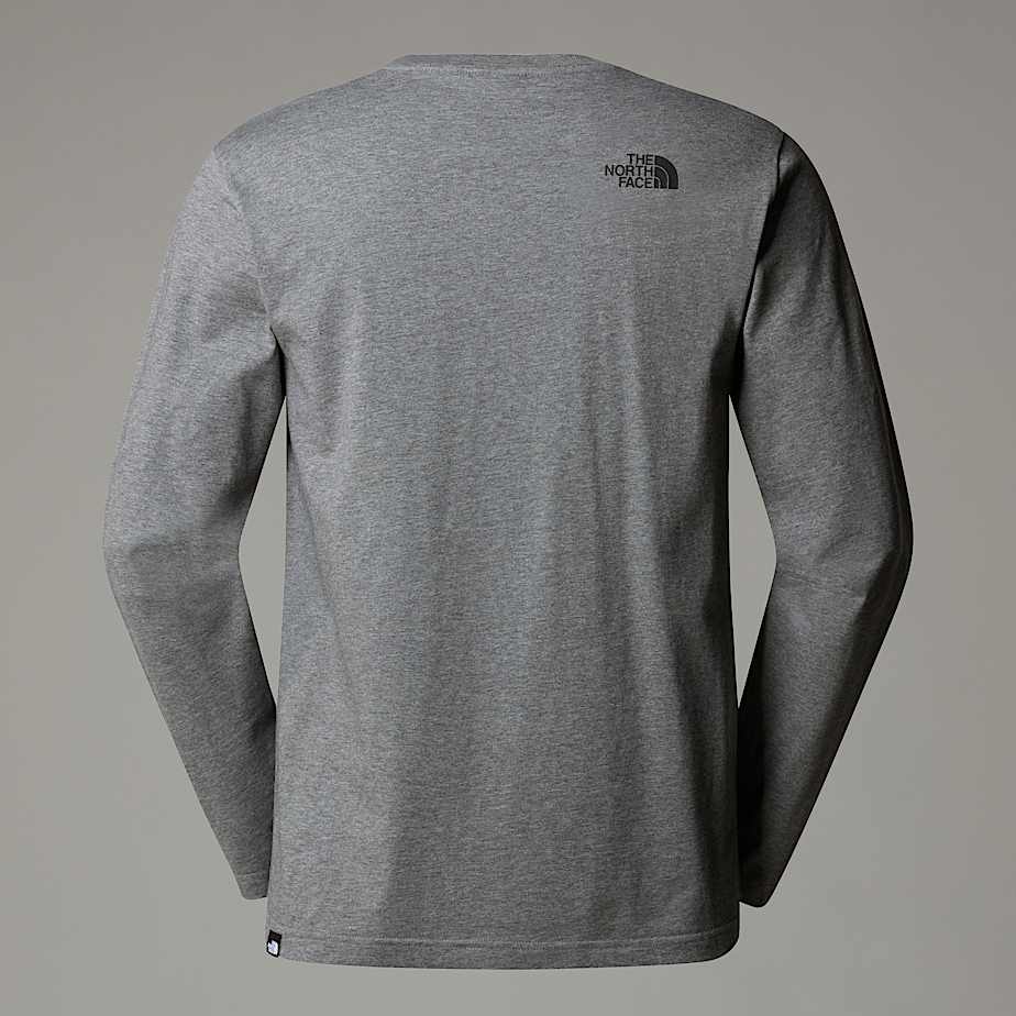 The North Face Long-Sleeve Simple Dome T-shirt Herr Grå | NF0A31D0B