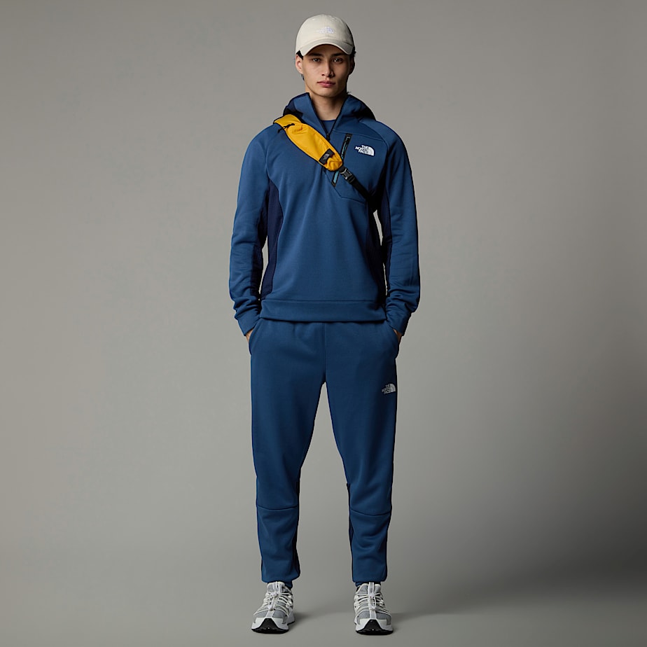 The North Face Mountain Athletics 1/4 Zip Hooded Fleece Pullover Herr Blå | NF0A33X0V