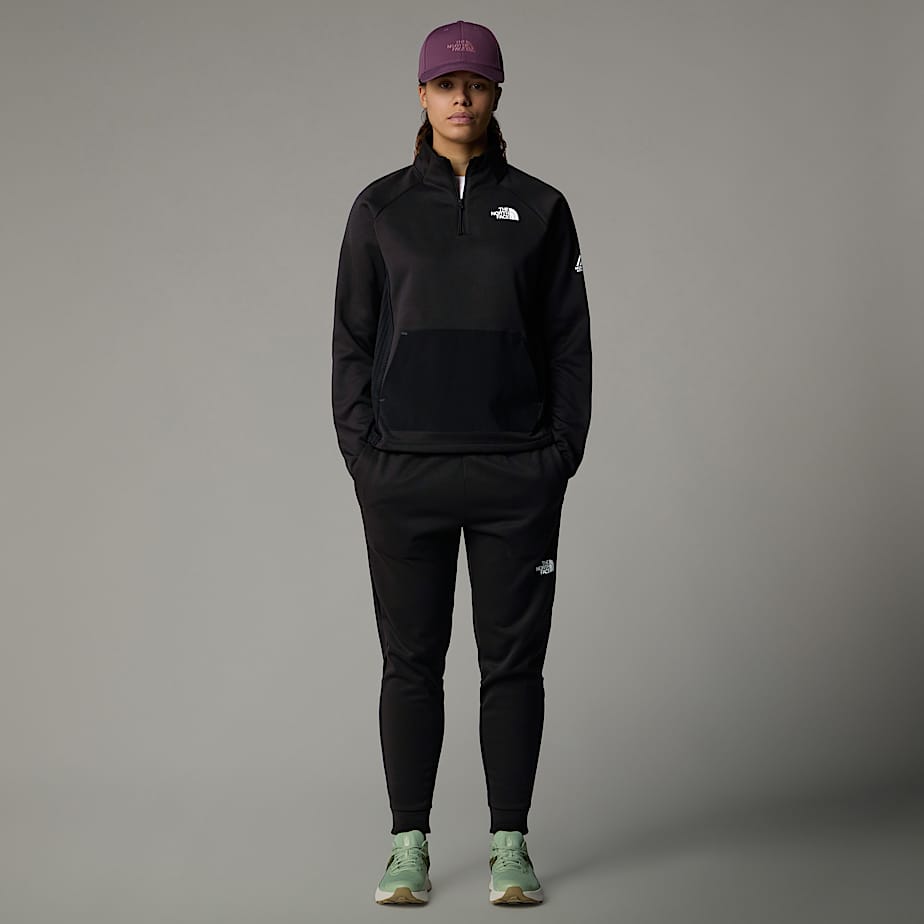 The North Face Mountain Athletics 1/4 Zip Fleece Pullover Dam Svarta | NF0A91D0W