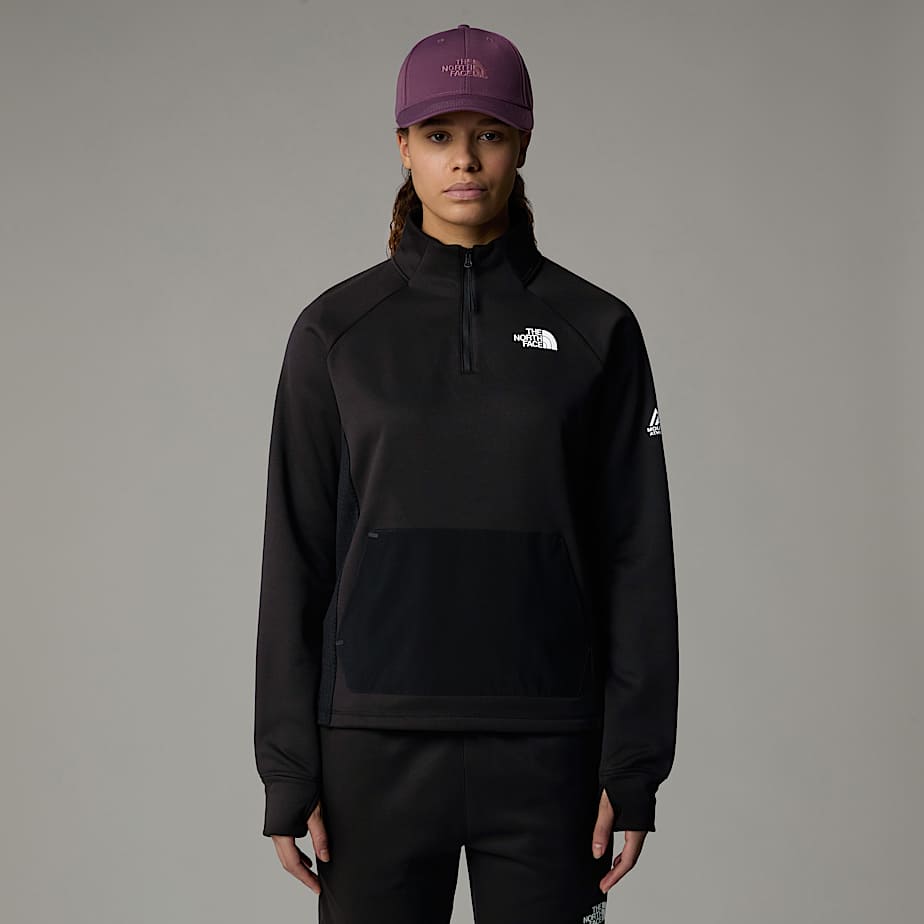 The North Face Mountain Athletics 1/4 Zip Fleece Pullover Dam Svarta | NF0A91D0W