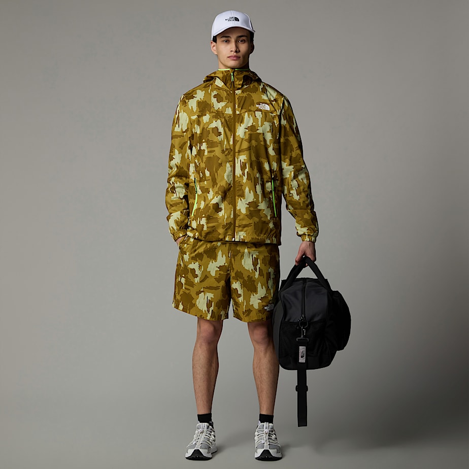 The North Face Mountain Athletics Printed Hooded Vindjacka Herr Bruna | NF0A26F5G