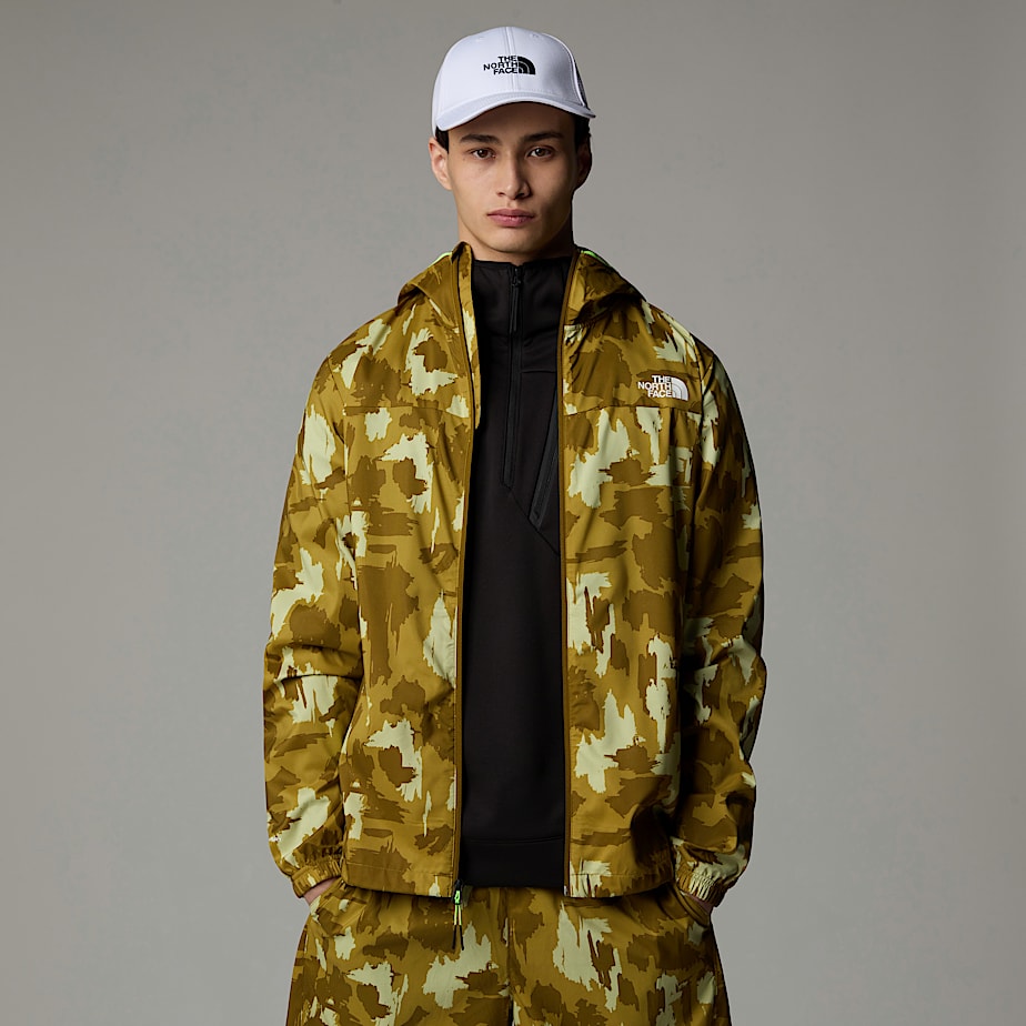 The North Face Mountain Athletics Printed Hooded Vindjacka Herr Bruna | NF0A26F5G