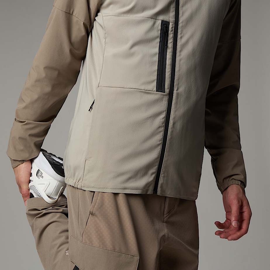 The North Face Mountain Athletics Trajectory Full-Zip Jackor Herr Grå | NF0A33J9B