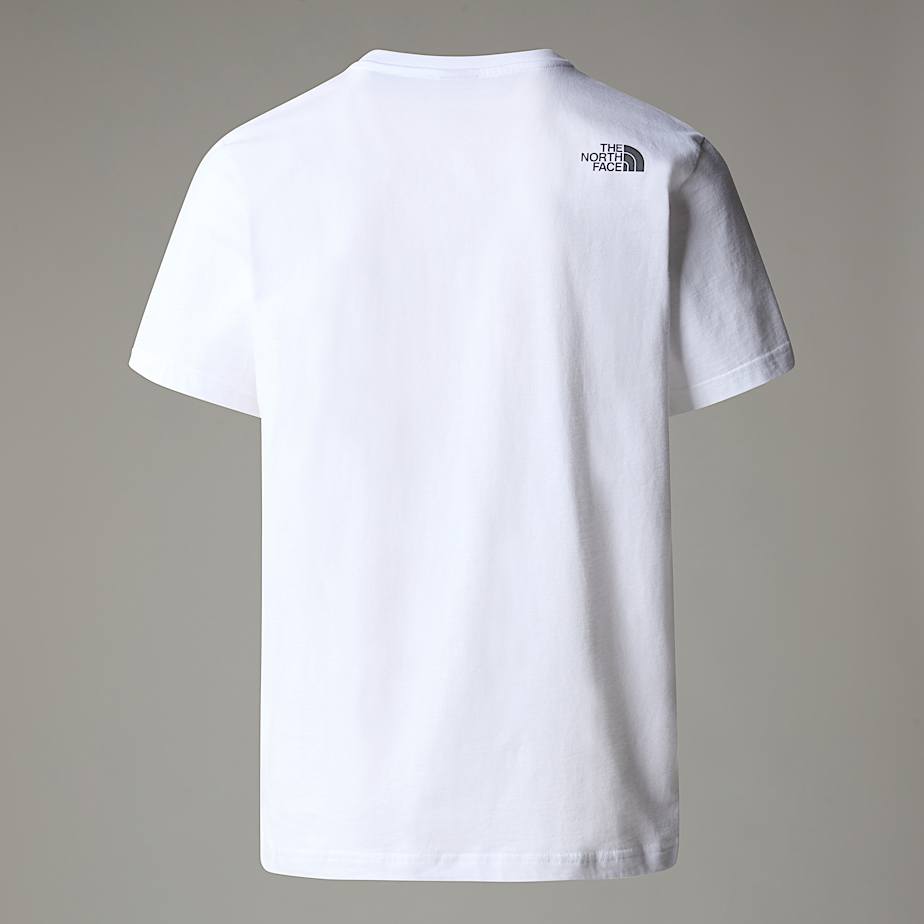 The North Face Mountain Line T-shirt Herr Vita | NF0A41M7T