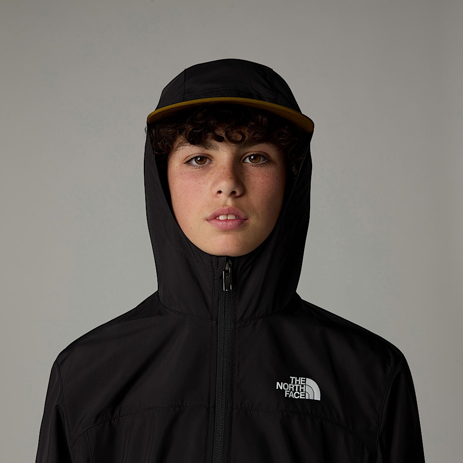 The North Face Never Stop Hooded WindWall™ Jackor Barn Svarta | NF0A39K7C