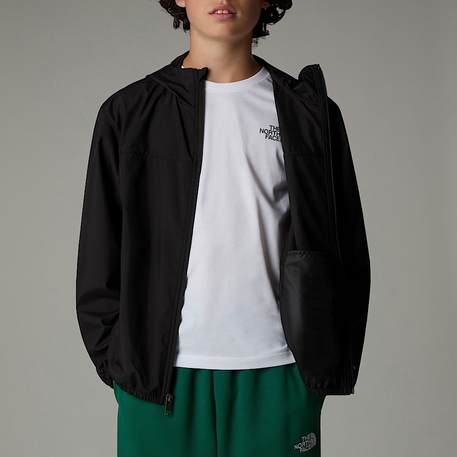 The North Face Never Stop Hooded WindWall™ Jackor Barn Svarta | NF0A39K7C