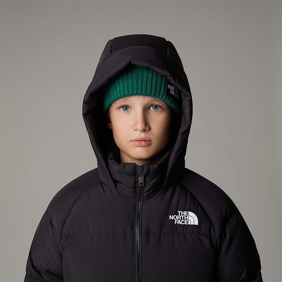 The North Face North Down Fleece-Lined Short Parka Barn Svarta | NF0A72O1J