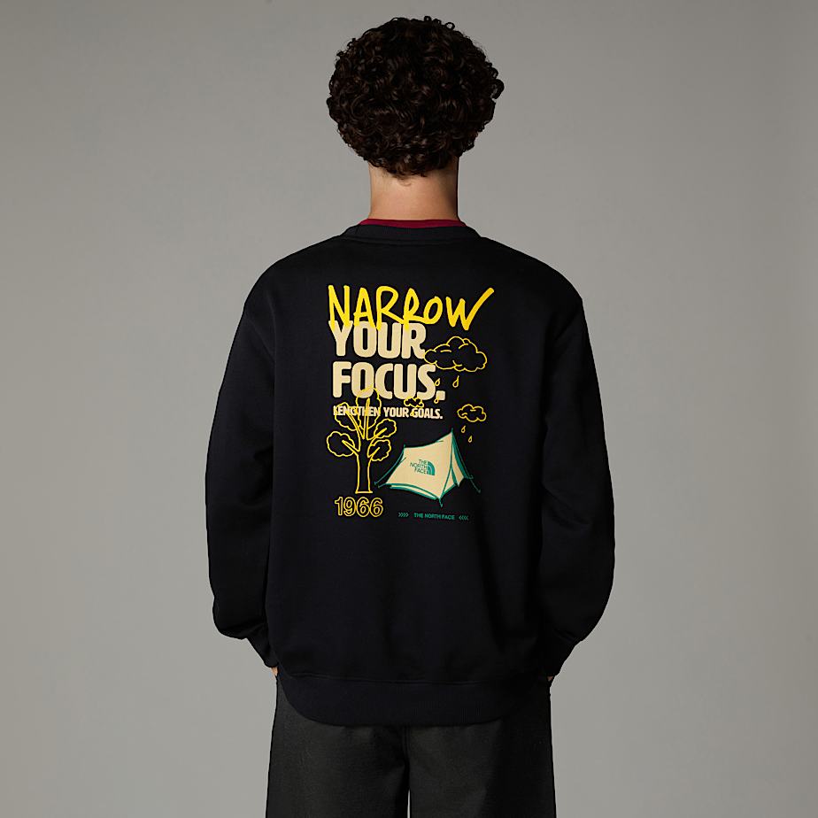 The North Face Outdoor Multi Graphic Relaxed Tröjor Herr Svarta | NF0A45Y8C