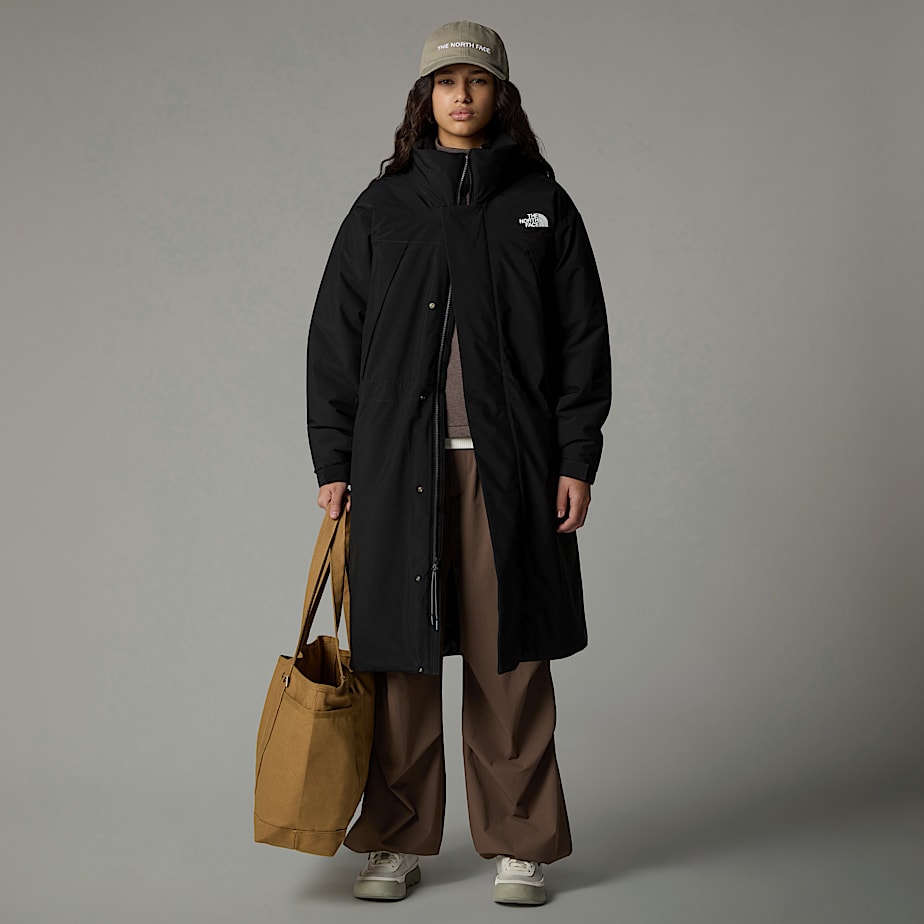 The North Face Padded Long Length Parka Dam Svarta | NF0A78O9F