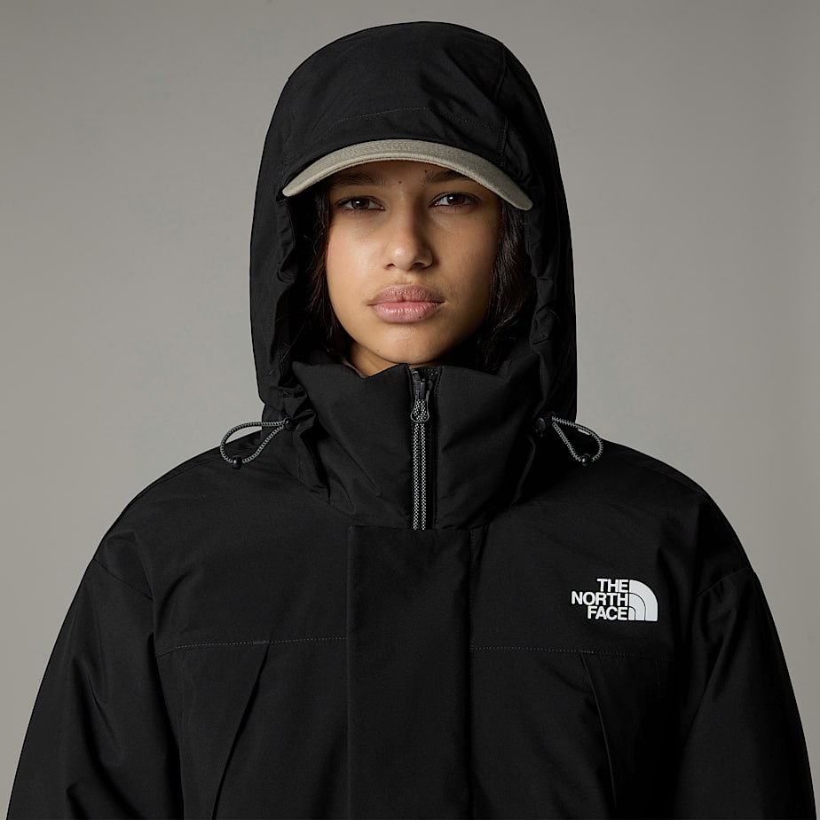 The North Face Padded Long Length Parka Dam Svarta | NF0A78O9F