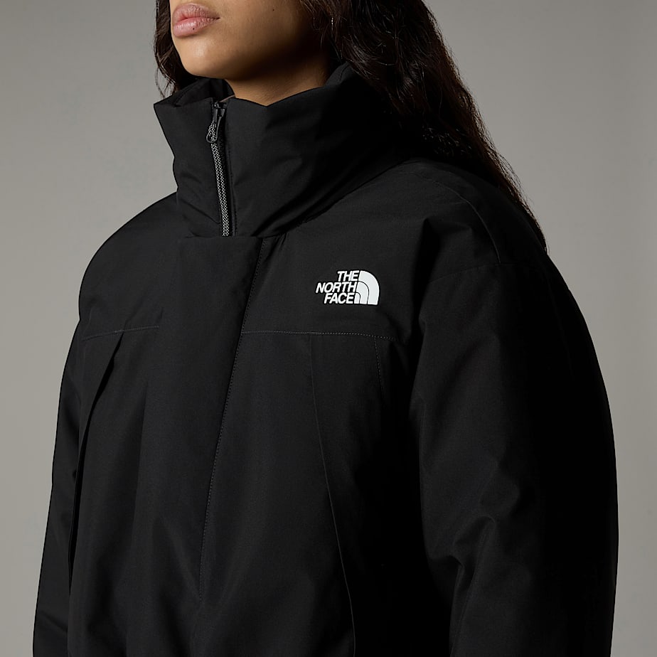 The North Face Padded Long Length Parka Dam Svarta | NF0A78O9F