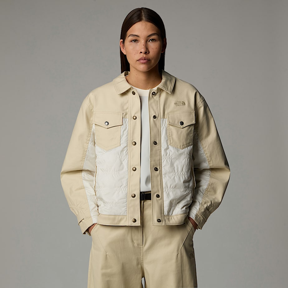 The North Face Pocket Padded Jackor Dam Beige | NF0A91O9K