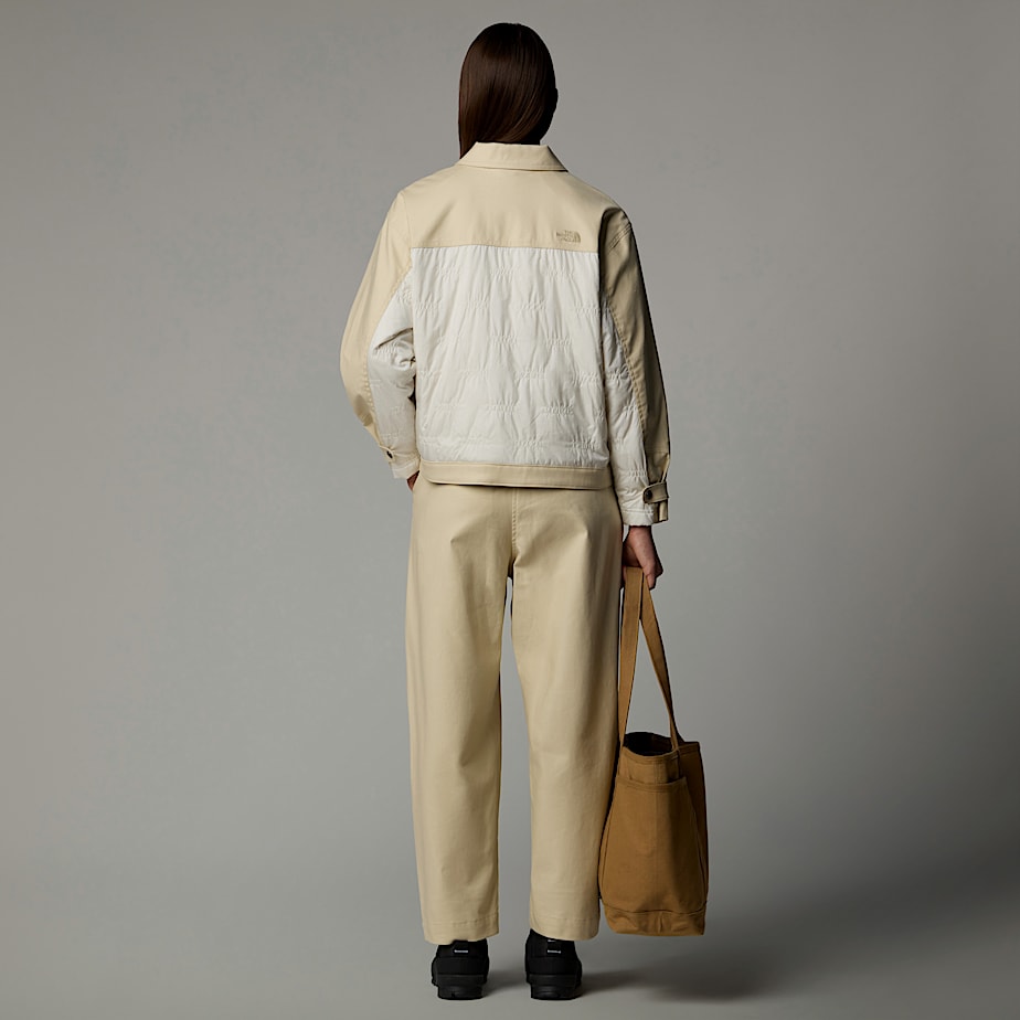 The North Face Pocket Padded Jackor Dam Beige | NF0A91O9K