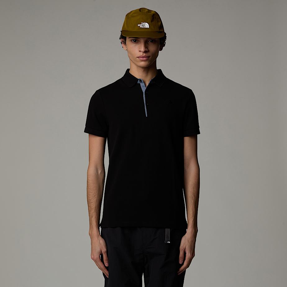 The North Face Premium Piquet Piketröja Herr Svarta | NF0A97G7A