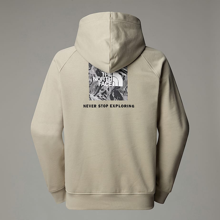 The North Face Raglan Redbox Graphic Hoodie Herr Beige | NF0A07P8P