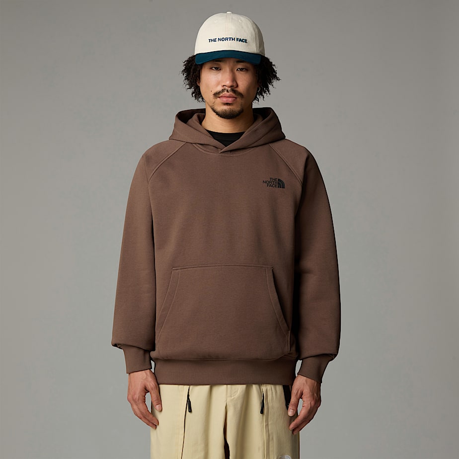 The North Face Raglan Redbox Hoodie Herr Bruna | NF0A61G6B