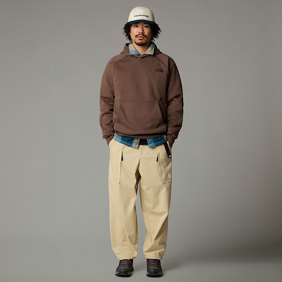 The North Face Raglan Redbox Hoodie Herr Bruna | NF0A61G6B