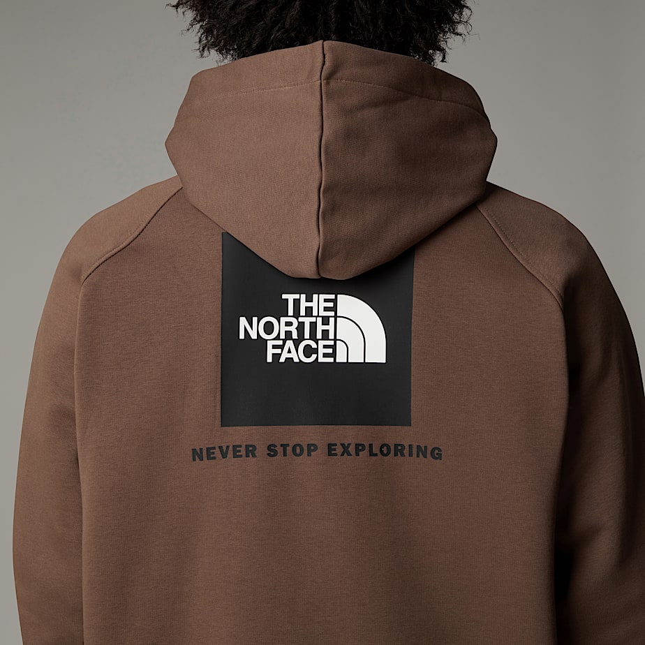 The North Face Raglan Redbox Hoodie Herr Bruna | NF0A61G6B